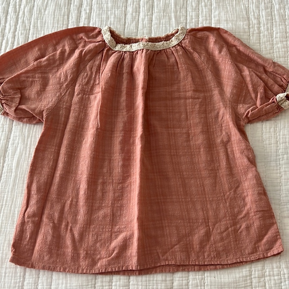 Zara Embroidered Shirt Girls